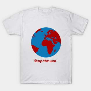 Red Earth Stop the War T-Shirt